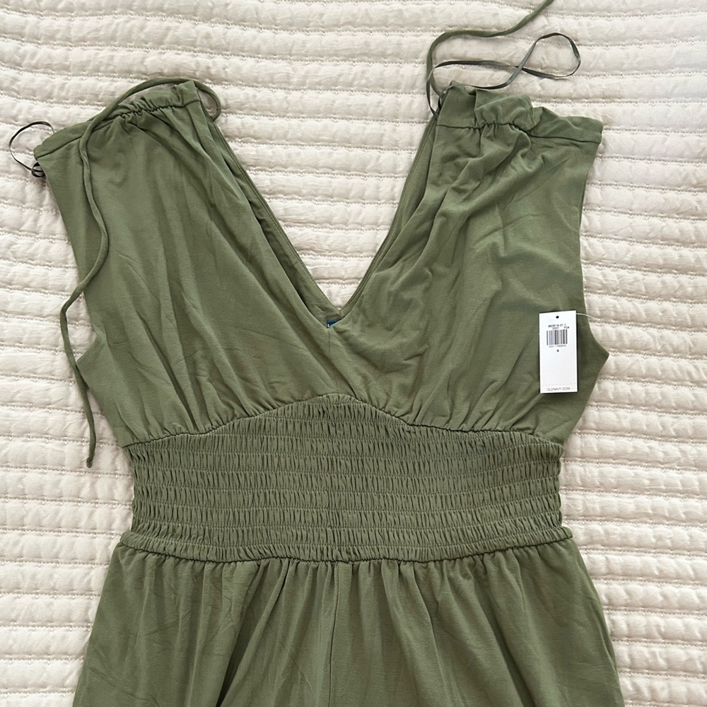 Old navy olive green jumpsuit